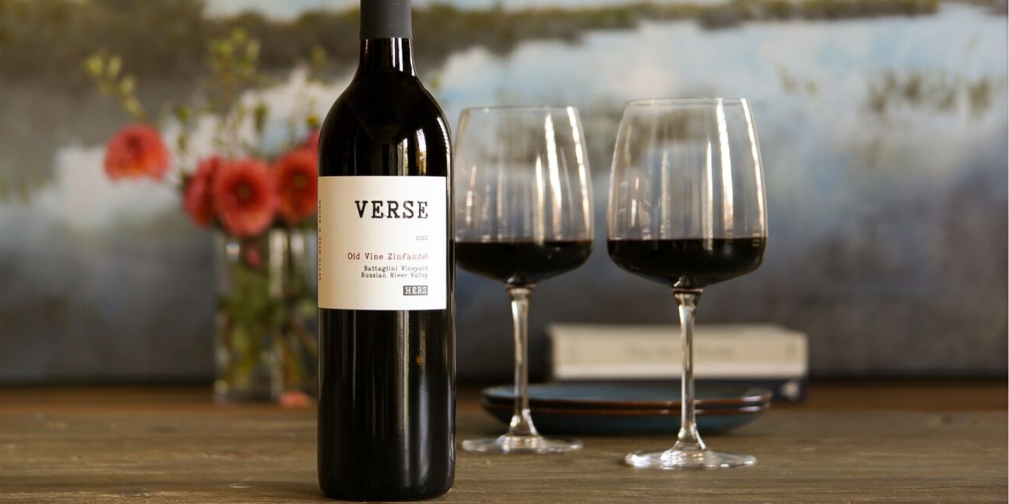 Megan & Ryan Glaab VERSE HERS Battaglini Vineyard Old Vine Zinfandel 2022