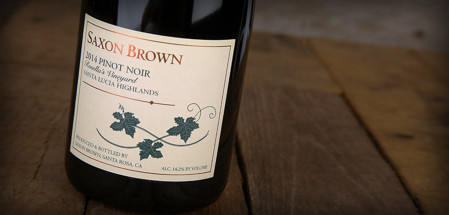 Saxon Brown Rosella's Vineyard Santa Lucia Highlands Pinot Noir 2014
