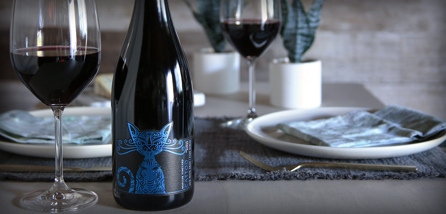Sharon Weeks Cattoo Paso Robles Mueller Vineyard Petite Sirah 2019