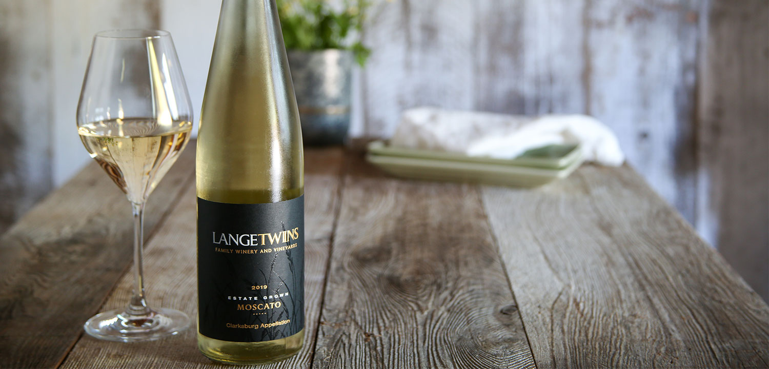 LangeTwins Estate Clarksburg Moscato 2019