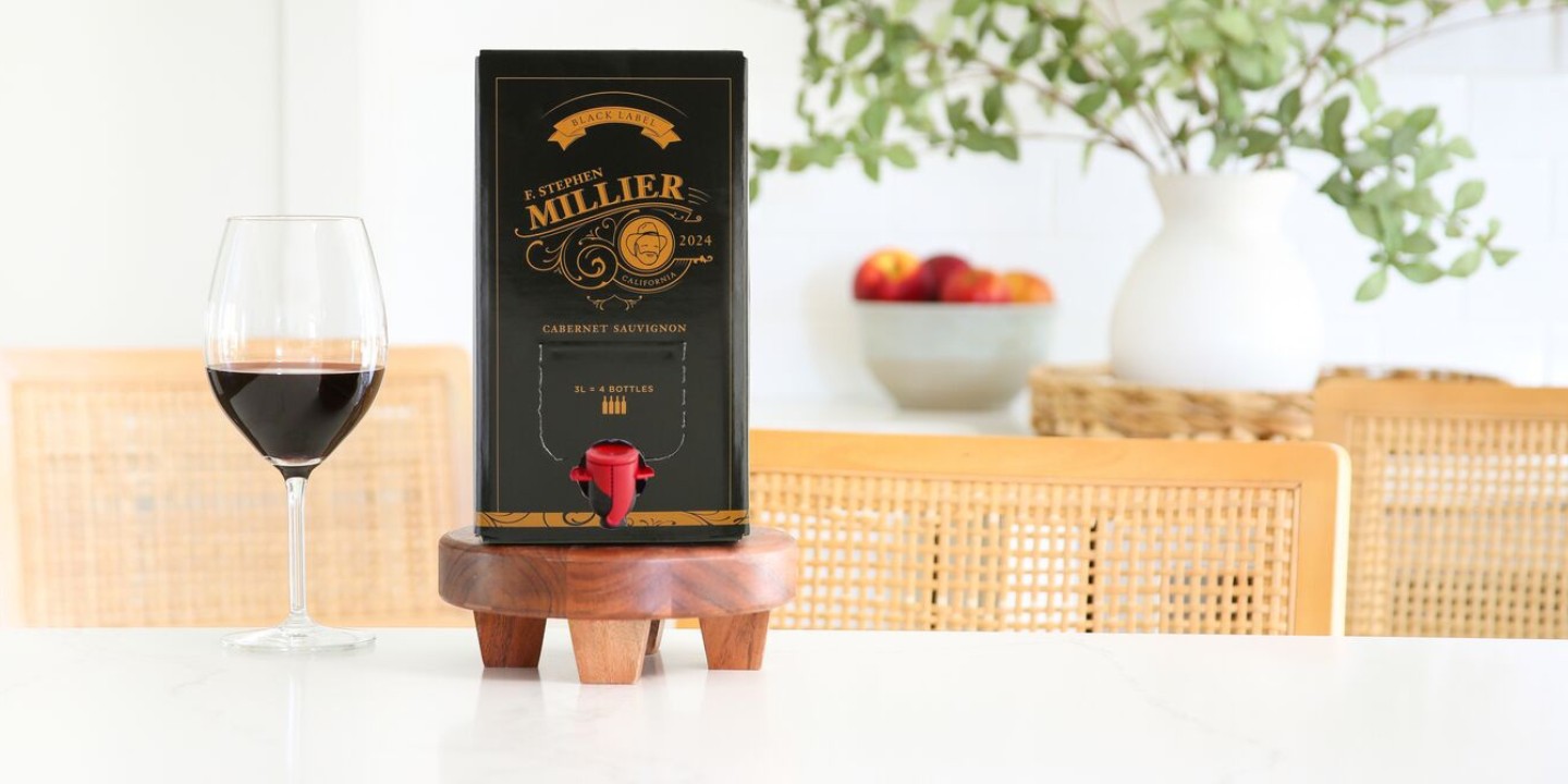 F. Stephen Millier Black Label California Cabernet Sauvignon Boxed Wine 2024 (3L)