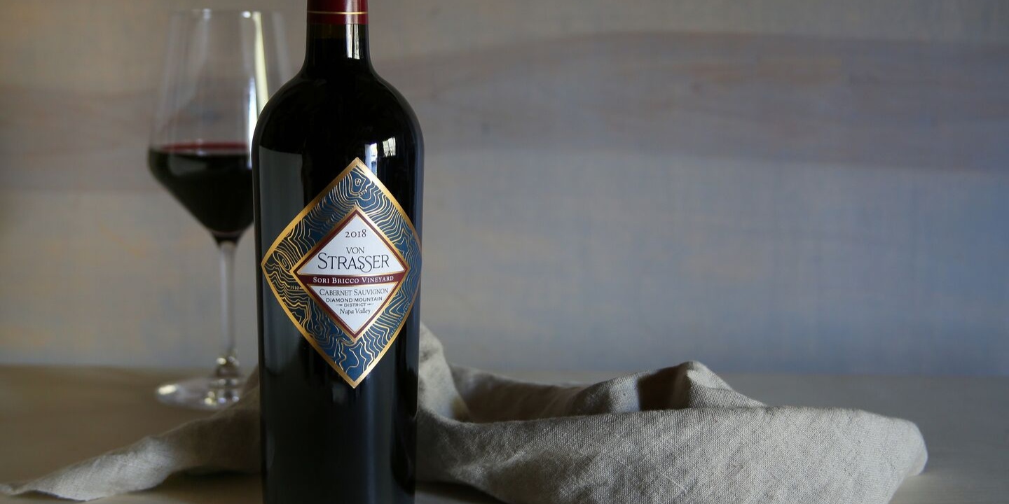Von Strasser Sori Bricco Diamond Mountain District Cabernet Sauvignon 2018 1 Von Strasser Sori Bricco Diamond Mountain District Cabernet Sauvignon 2018